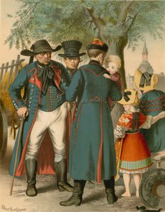 ドイツの衣装、Pommern、Weitzacker 作： Albert Kretschmer