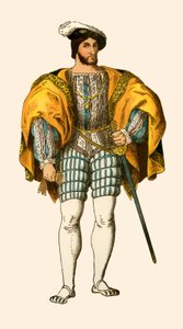 フランスのフランシス1世、1547年 作： Albert Kretschmer