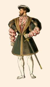 フランスのフランシス1世、1547年 作： Albert Kretschmer