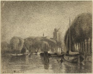 ドルドレヒトの港 作： Albert Lebourg