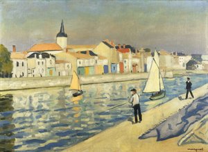Pescadores em Chaume; Pescadores em La Chaume 作： Albert Marquet