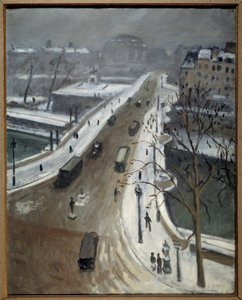 Neufin silta Pariisissa lumen alla 1938 (öljy kankaalle) 作： Albert Marquet