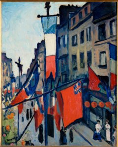7月14日、ルアーブル 作： Albert Marquet
