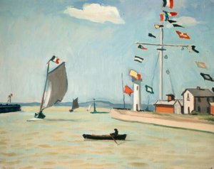 オンフルールの港 作： Albert Marquet