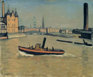 ハンブルク港 作： Albert Marquet