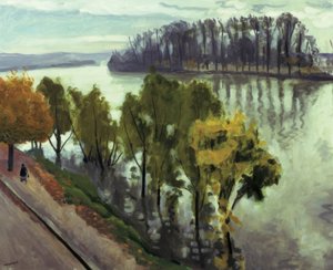 フレテ川を通過するセーヌ川 作： Albert Marquet