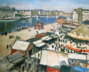 楽しいフェア。キャンバスに油彩 作： Albert Marquet