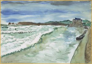 アンダイエ、ビーチ、カジノ 作： Albert Marquet