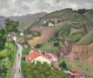 ラ・プルイ、モン・プレザン 作： Albert Marquet