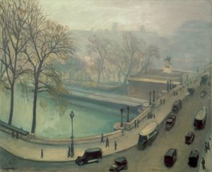 パリのポンヌフ 作： Albert Marquet