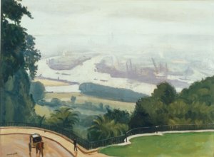 ルーアン港 作： Albert Marquet