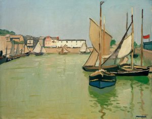 オンフルールの港 作： Albert Marquet