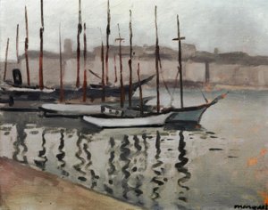 冬のマルセイユ 作： Albert Marquet