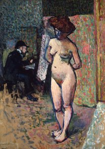 マンギンのスタジオでのマティス絵画、1904-1905 作： Albert Marquet