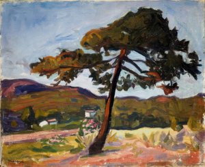 サントロペの松の木 作： Albert Marquet
