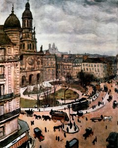 1911年、パリのトリニティ広場。 作： Albert Marquet