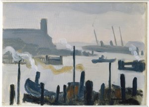 ハンブルク港 作： Albert Marquet