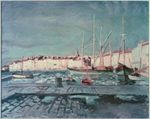 サントロペ港 作： Albert Marquet