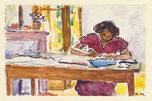 ヴェルネ・レ・バンの部屋 作： Albert Marquet