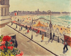 海辺、オロンヌの砂。 海辺、レ サーブル ドロンヌ 作： Albert Marquet