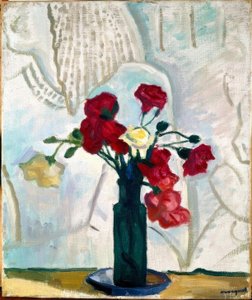 カーネーションのある静物 作： Albert Marquet
