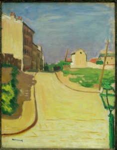 グリーンランタンのある通り 作： Albert Marquet