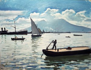 ナポリ湾、1909年。 作： Albert Marquet