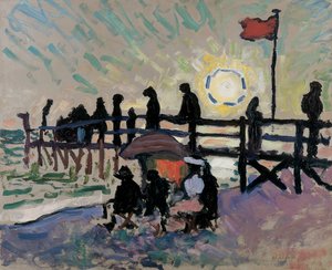 サンタドレスの歩道橋 作： Albert Marquet
