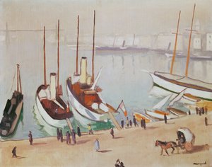 マルセイユの旧港 作： Albert Marquet