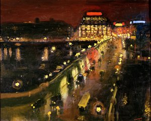 夜のポンヌフ 作： Albert Marquet