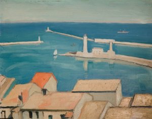 この港、マルセイユ、1924年。 作： Albert Marquet
