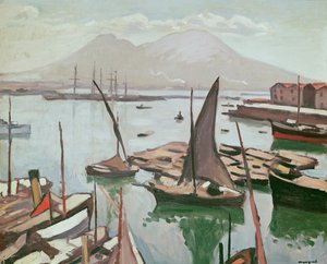 ナポリ港 作： Albert Marquet