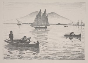 ナポリ港 作： Albert Marquet