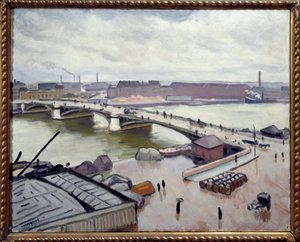 ルーアン港 作： Albert Marquet