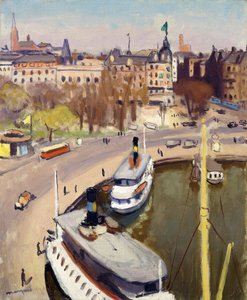 ストックホルム港 作： Albert Marquet