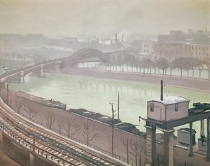 グルネルのセーヌ川 作： Albert Marquet