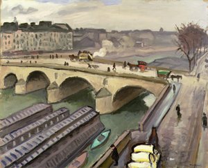 O Sena em Paris, c.1907 (óleo sobre tela) 作： Albert Marquet