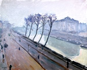 20世紀初頭のパリのセーヌ川 作： Albert Marquet