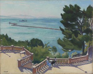 テラス、レスタック 作： Albert Marquet