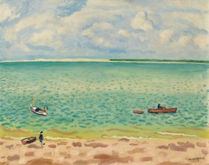 A praia, Le Pyla 作： Albert Marquet