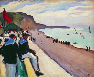 フェカンのビーチ 作： Albert Marquet