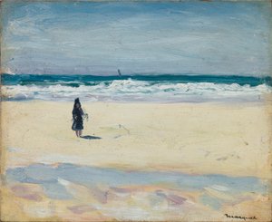 浜辺の少女 作： Albert Marquet