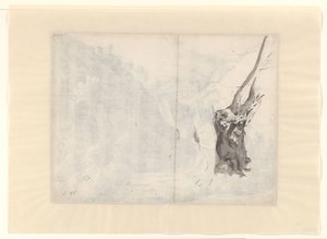 木のスケッチ 作： Albert Meyering
