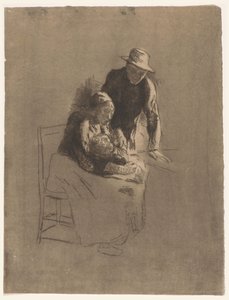 農家の家族 作： Albert  Neuhuys