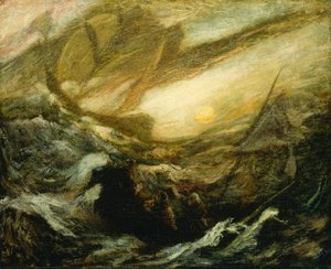 フライング・ダッチマン 作： Albert Pinkham Ryder