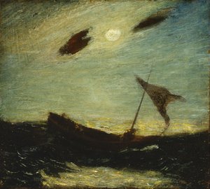 月光、1887年。 作： Albert Pinkham Ryder
