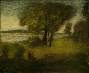 川、1890年頃 作： Albert Pinkham Ryder