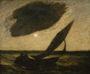 アンダー・ア・クラウド、カリフォルニア州。 1900年。 作： Albert Pinkham Ryder
