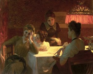 オラクルが大好き、1900年頃 作： Albert Ritzberger