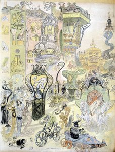 ロビダの近代都市スタイル（図面 作： Albert Robida